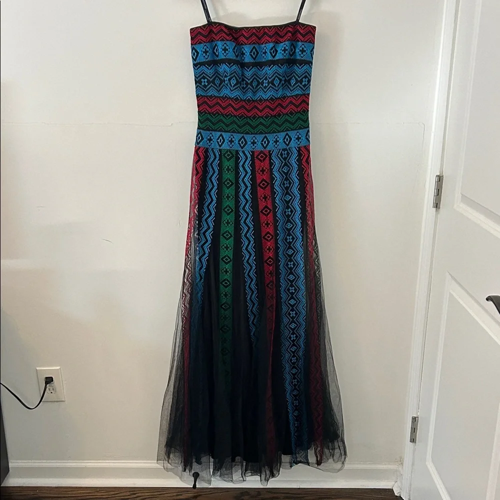 Tadashi Shoji Strapless “Gaja” Gown - Picture 1 of 7